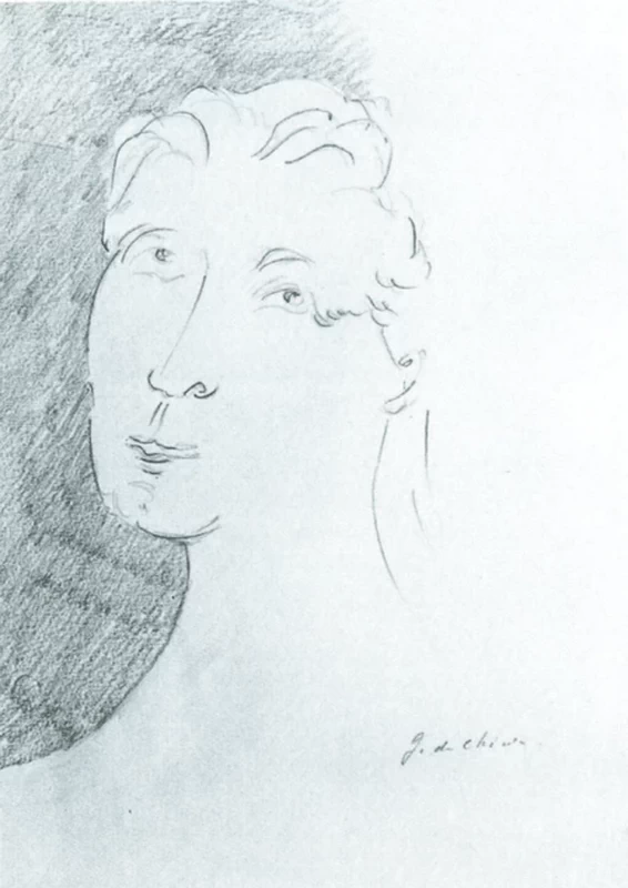 Giorgio De Chirico - 122, La moglie del filosofo (testa di donna), 1927, Fondazione Giorgio e Isa de Chirico, Roma